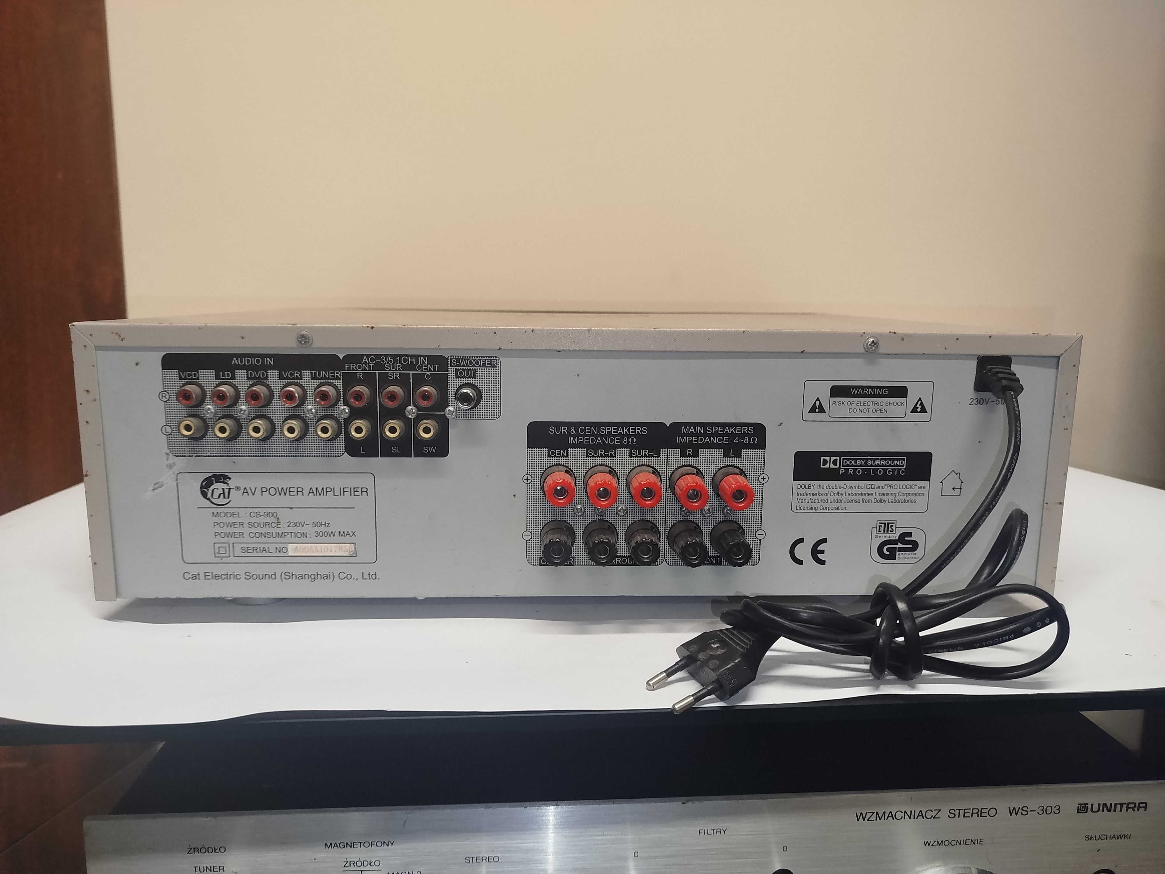 Wzmacniacz CAT CS900 z Bluetooth i Karaoke