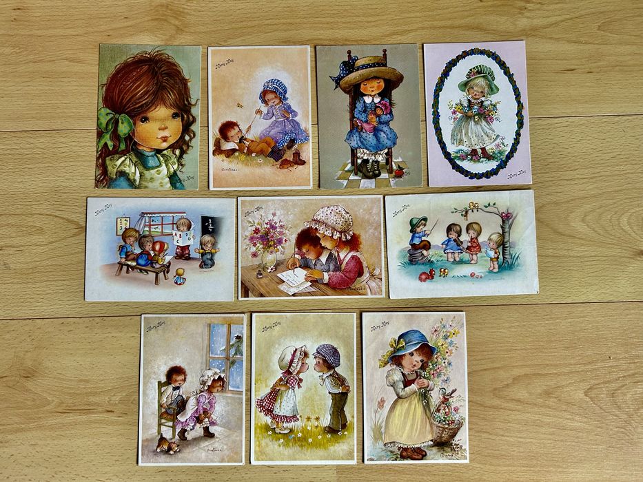 Lote de 10 postais antigos Mary Kay