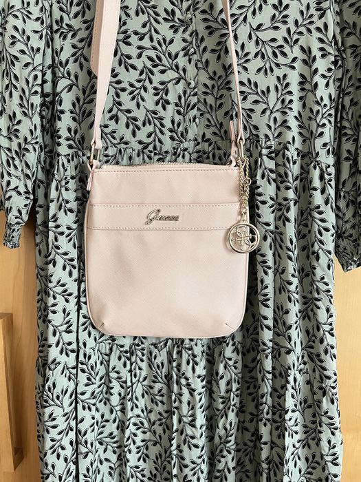 Listonoszka torebka GUESS pudrowy róż