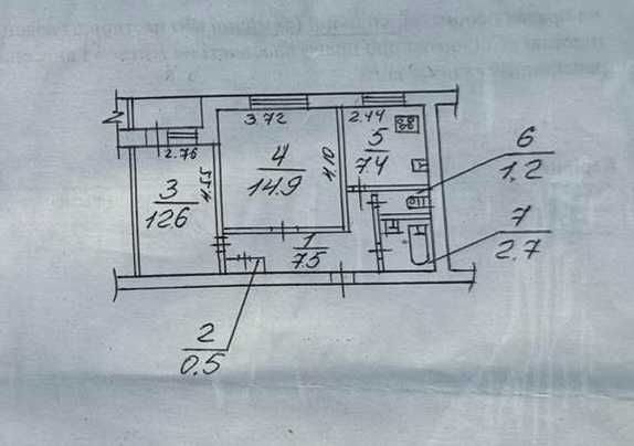 Продам 2к.квартиру на вул.Мініна