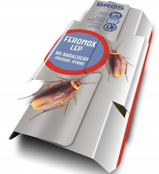 Bros - Feromox Standard - Lep Na Karaluchy, Prusaki, Rybiki - 10 Szt.