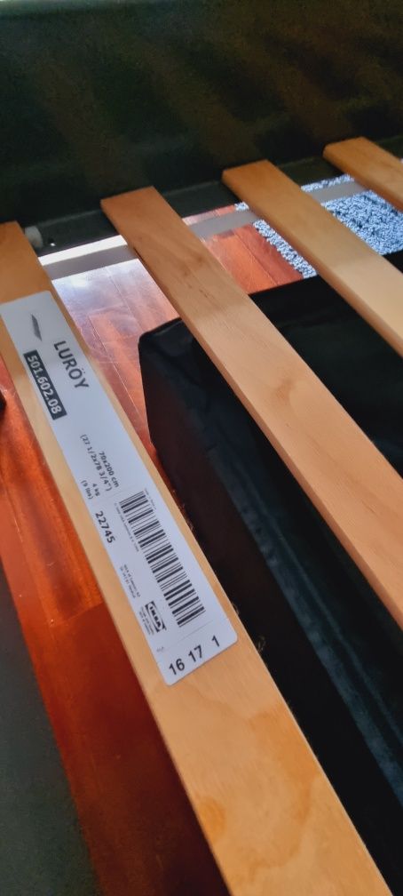 Cama de Ferro cinzenta IKEA