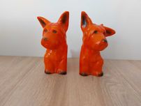 Stare porcelanowe figurki psy pies terier Goebel