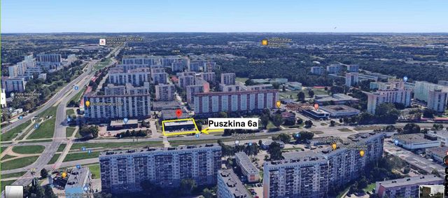 Lokal na parterze 194,94 m2 ul. Puszkina