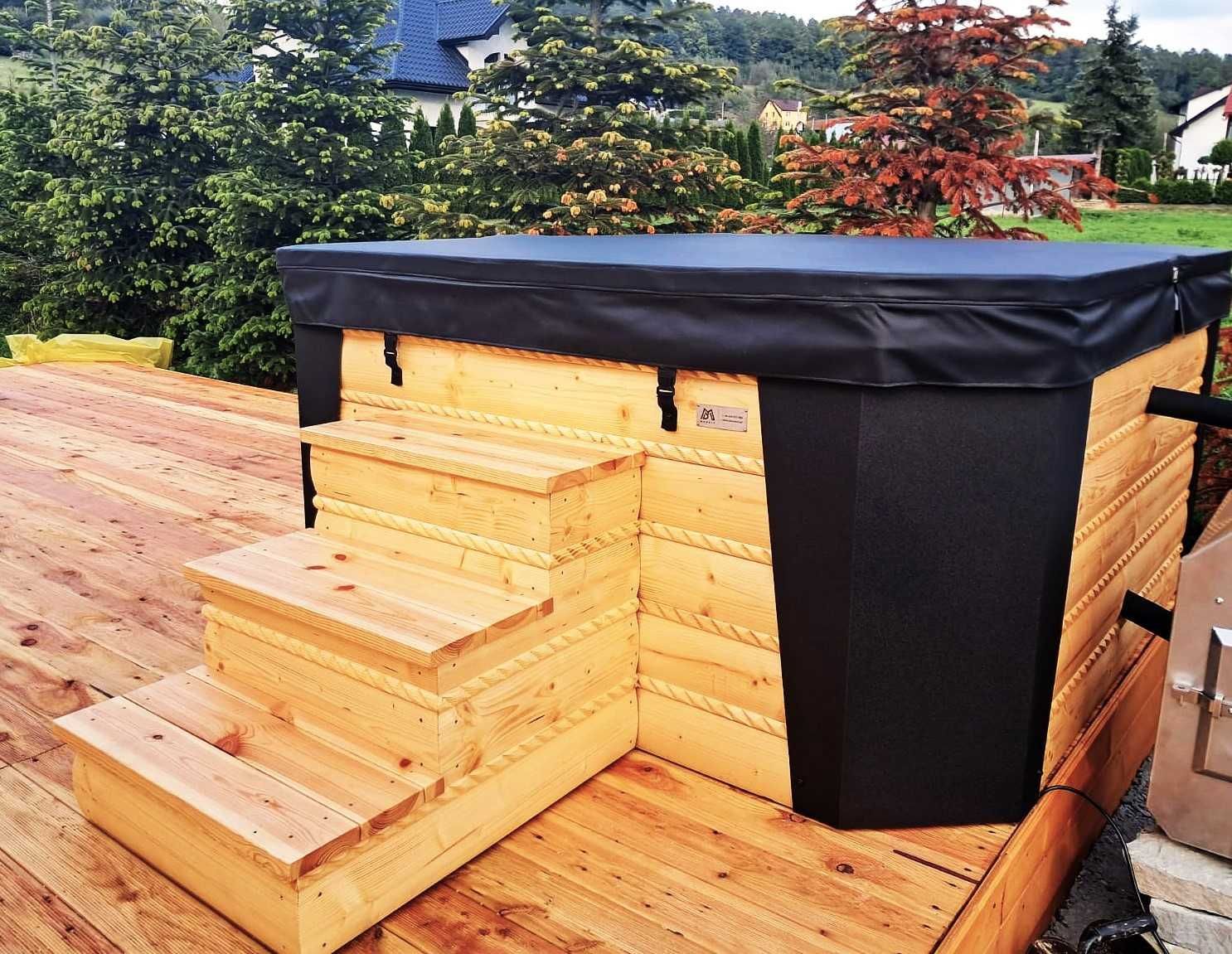 "ETNA" 5 osobowe Jacuzzi !!! Wersja "Góralska" Wanna SPA + GRATIS !!!
