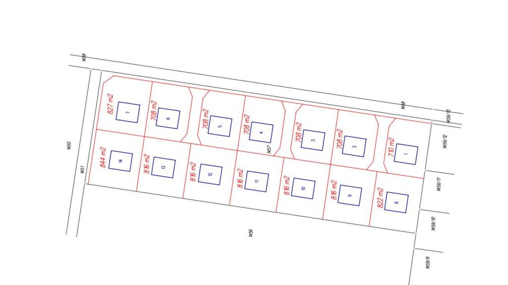 Działka pod 14 domów/Nowodworce