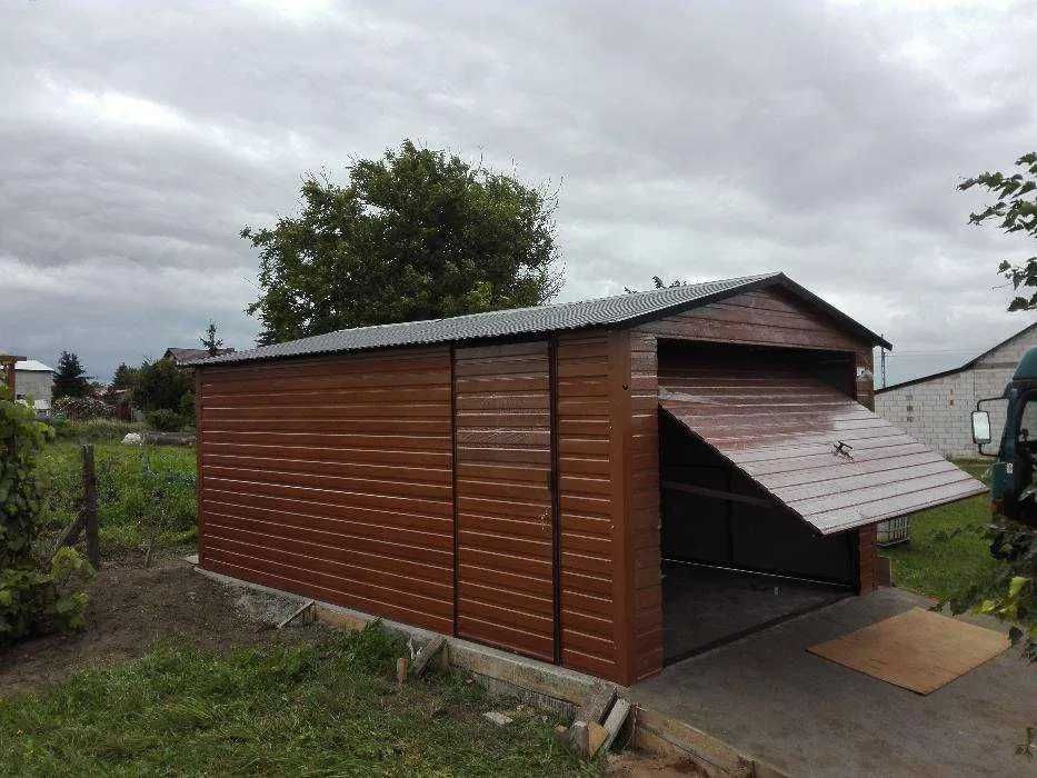 Garaż blaszany 4x6, garaże blaszane drewnopodobne,3x5,3x6,6x5,6x6
