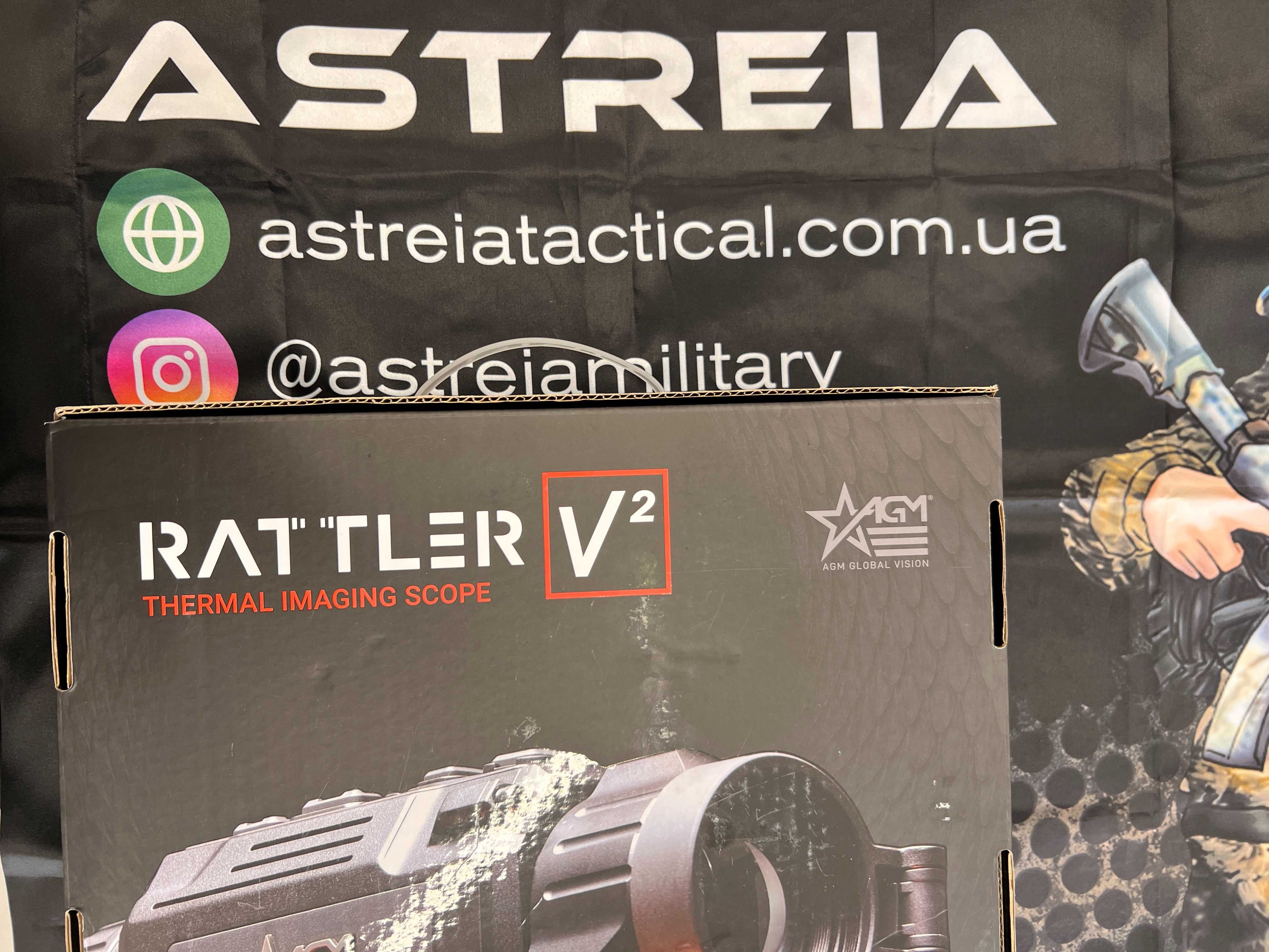 Тепловізійний приціл AGM Rattler V2 19-256