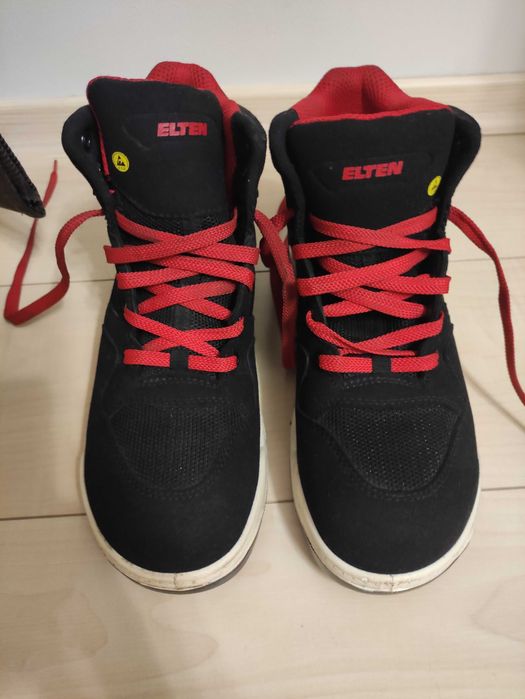 Męskie bezpieczne buty robocze Elten Lakers Black Mid r. 41 26,5 new