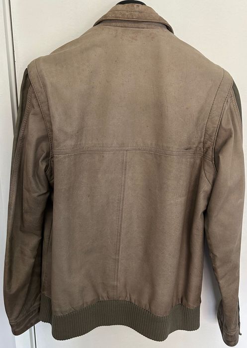 Casaco Vintage Pele Couro ECHT LEDER Tamanho S
