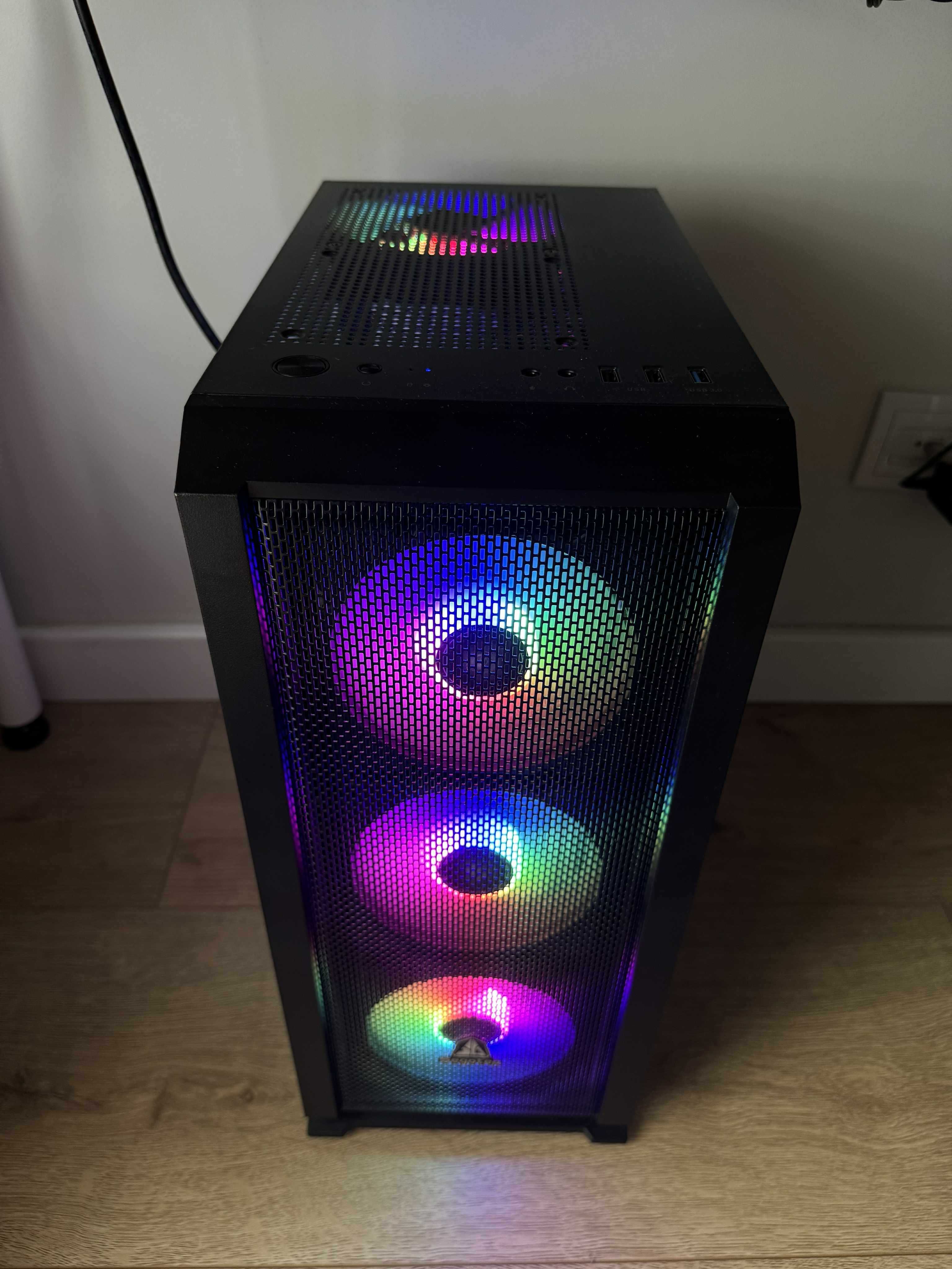 Komputer gamingowy do gier i pracy GTX 960, 8 rdzeni, Dysk SSD, RGB