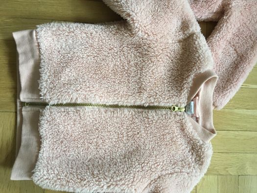 Bluza futerkowa Lindex rozm. 86 - dla bliźniaczek
