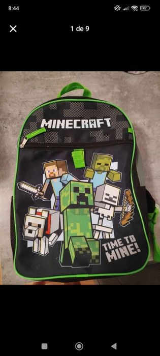 Mochila Minecraft
