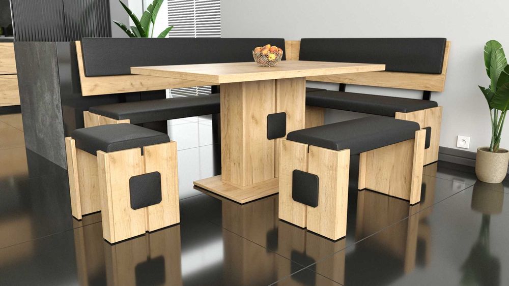 Nowoczesny narożnik kuchenny na wymiar