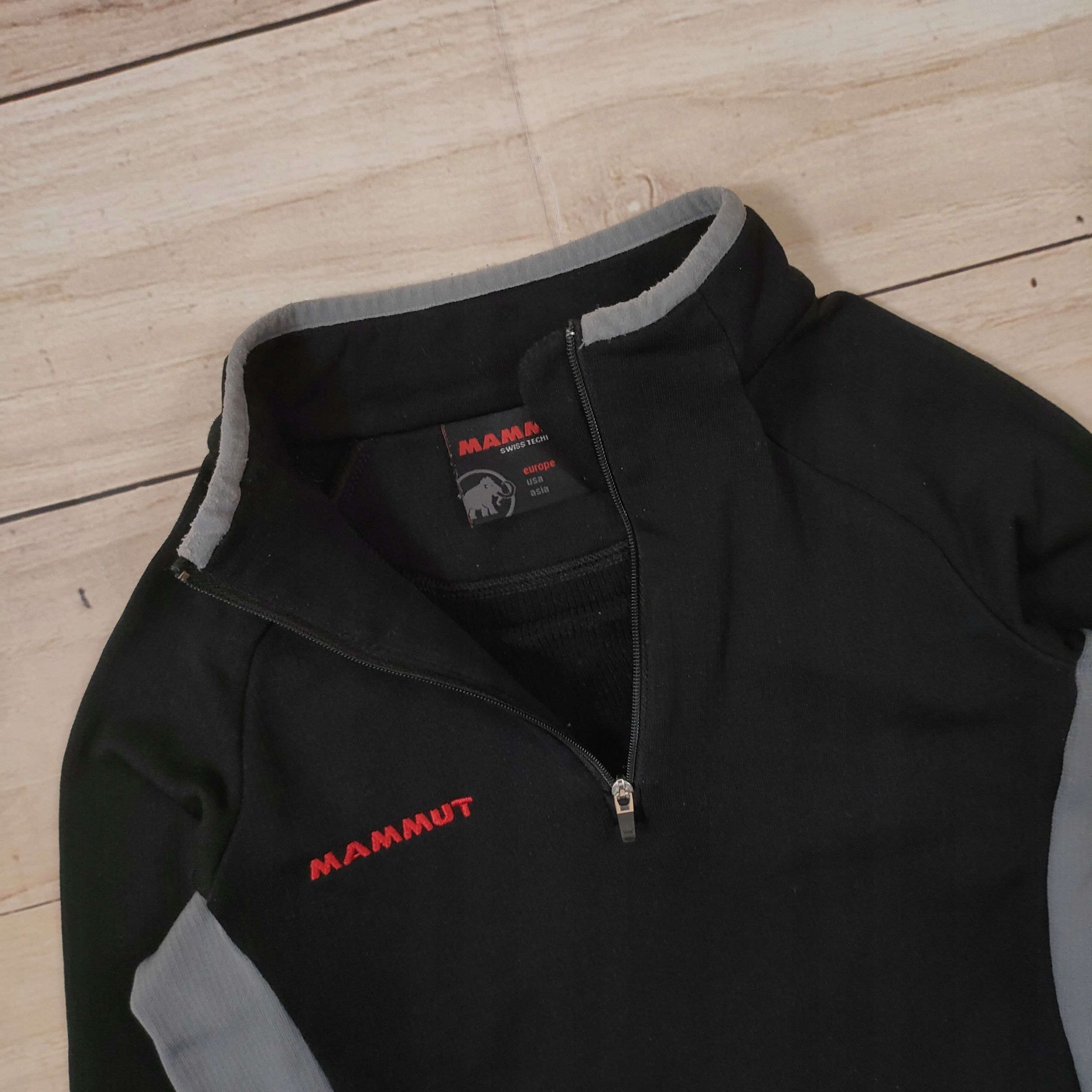 MAMMUT Bluza Polarowa Half Zip Damska Polartec Logowana r. XS