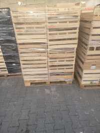 Skrzynki drewniane i plastikowe 60x40x20cm