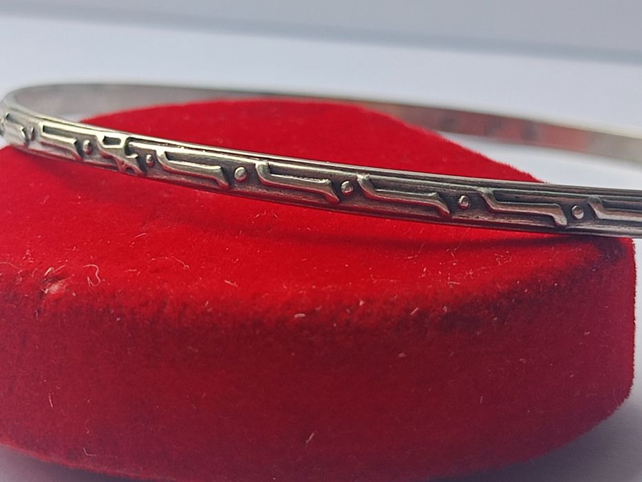 Bransoletka srebrna " Rytosztuka" okrągła SREBRO