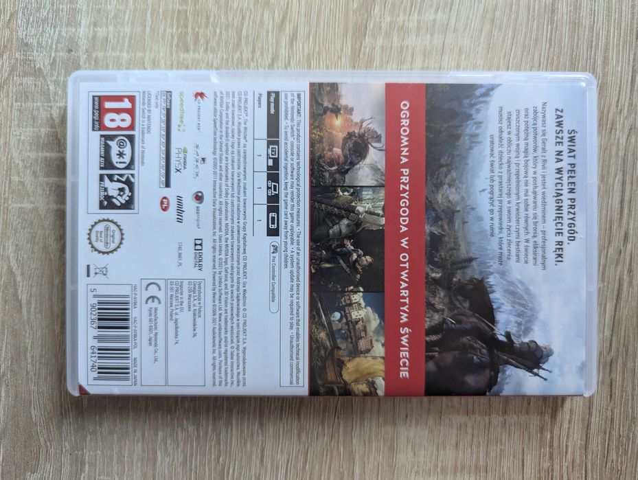 Nintendo Switch Wiedzmin 3