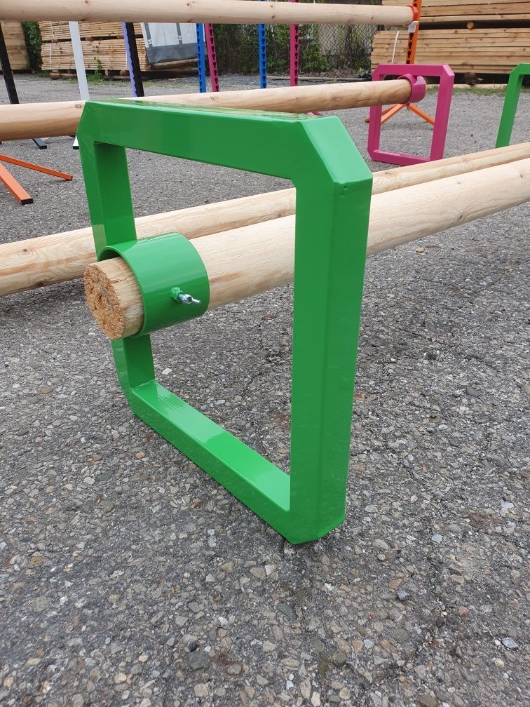 Zestaw cavaletti – 2 podpory + drąg 260 cm, 260 zł, malowanie opcja