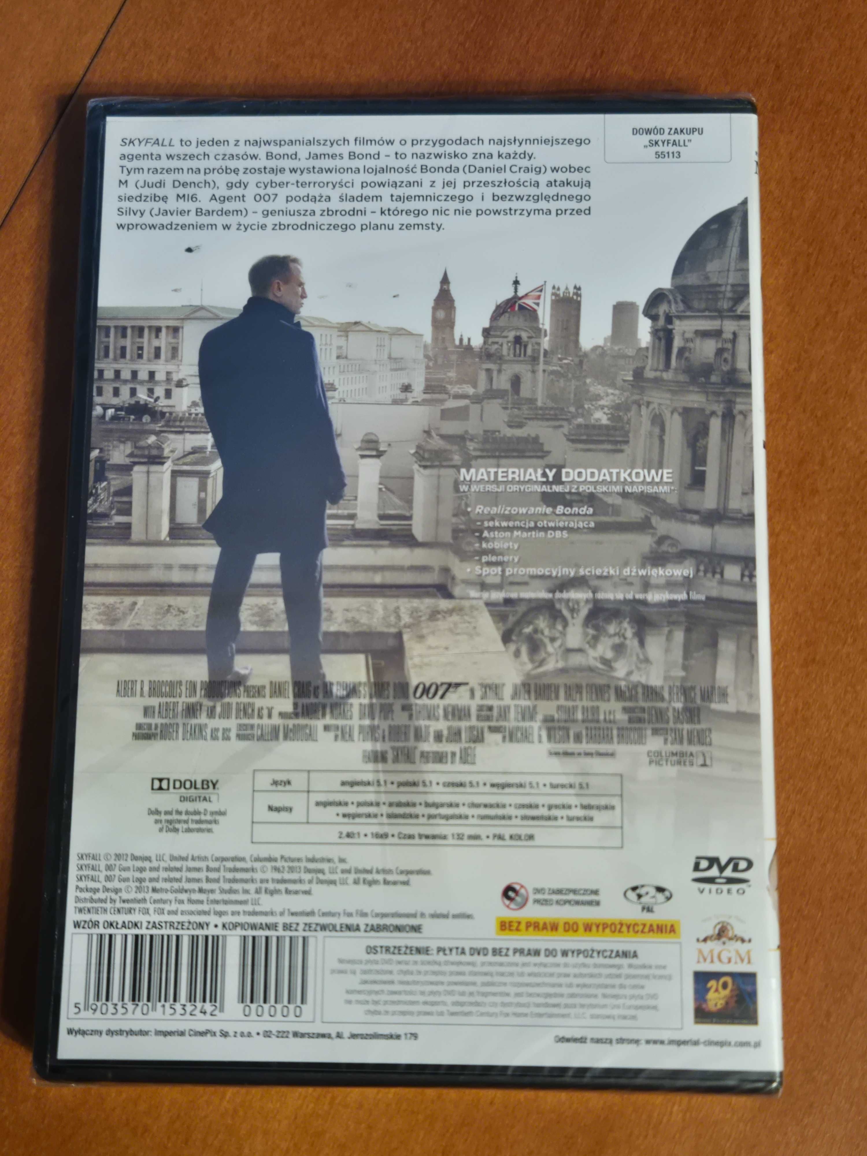 DVD-007 James Bond "Skyfall"