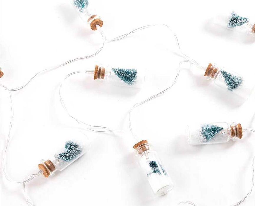 Guirlanda Frasco com Pinheiro LED para interior 2m (NATAL)