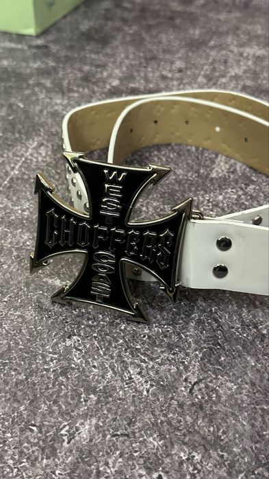 Ремінь west coast choppers belt rap y2k gothic opium archive