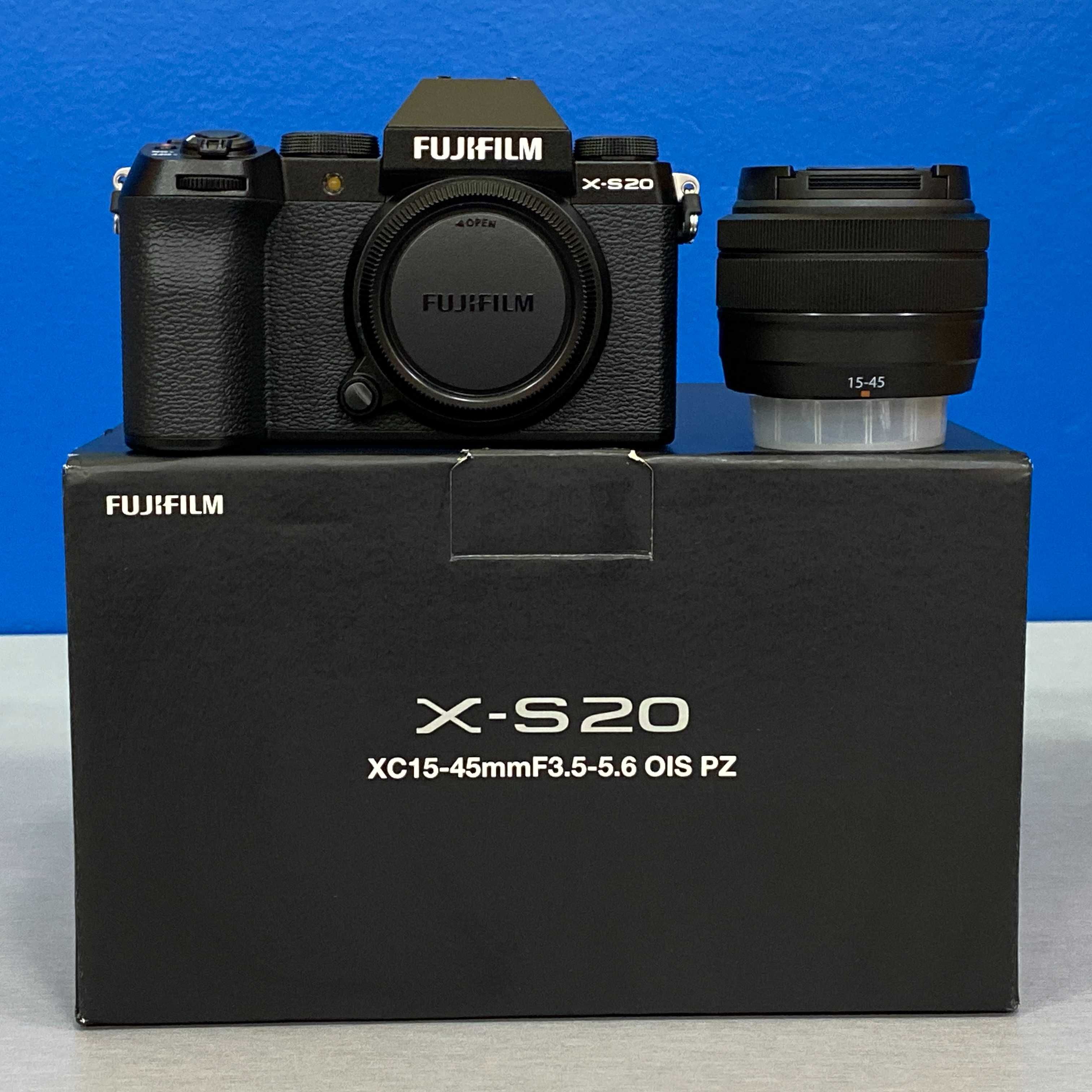 Fujifilm X-S20 (26.1MP) + XC 15-45mm PZ - NOVA - 3 ANOS DE GARANTIA