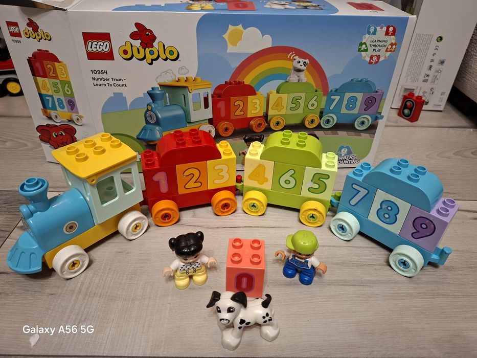 Zestaw pociąg lego duplo 10954