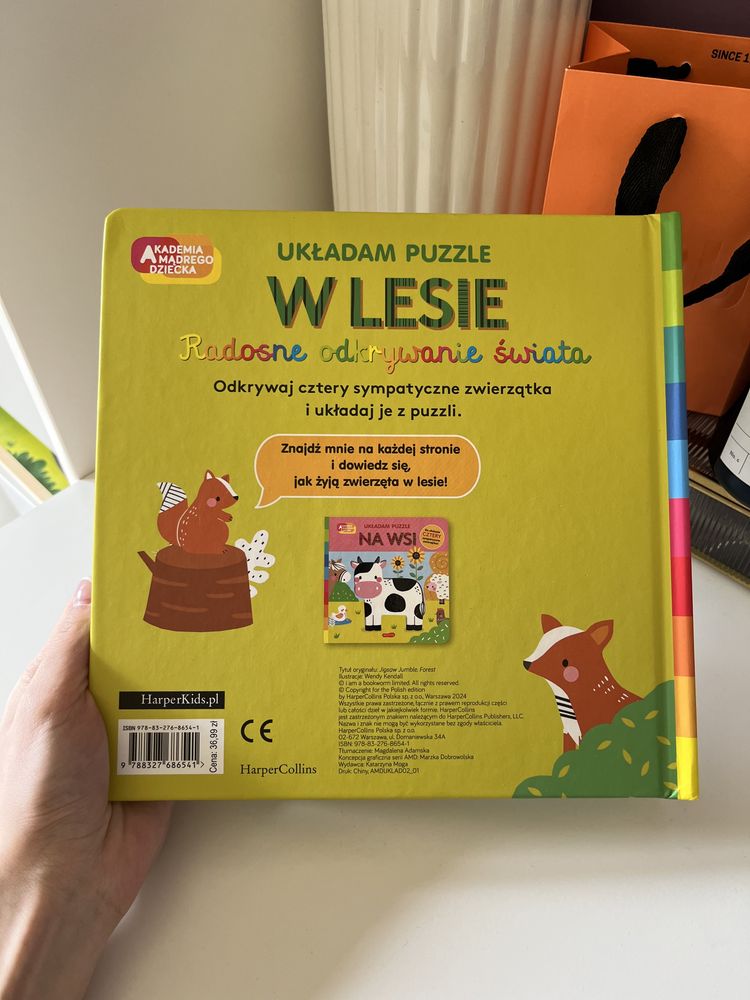 Układam puzzle w lesie