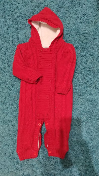 детский вязаный комбинезон