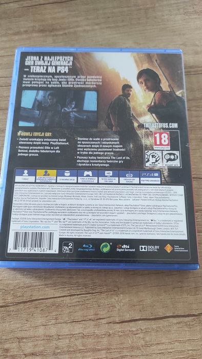 Theo last of us remaster PS4 PS5 PlayStation jak nowa język polski