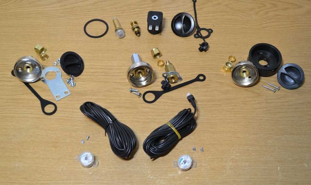 Заправний пристрій в бампер/під бампер/в люк. Котуша, ДРП, вентиль.