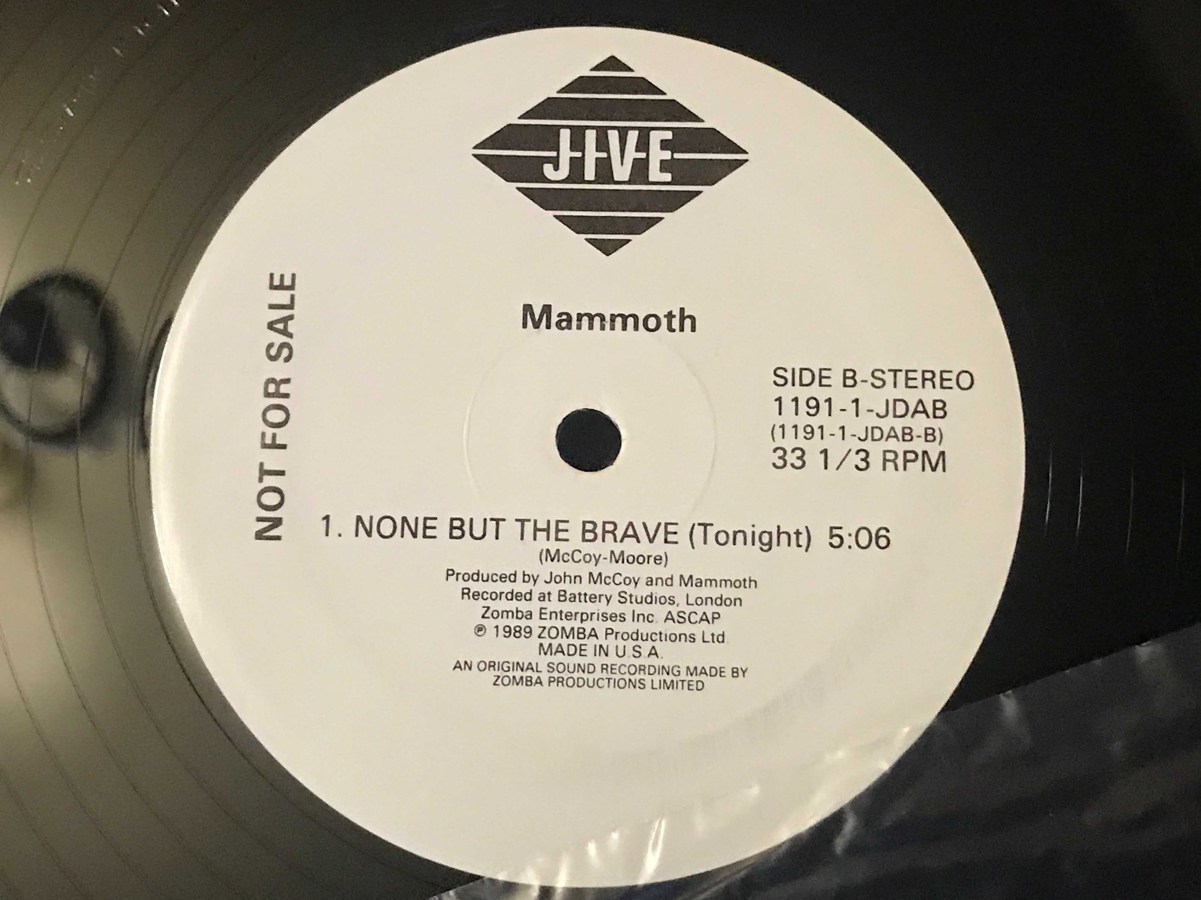 Mammoth – Can’t Take The Hurt  / Винил.