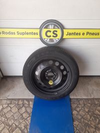 Roda suplente jante 16 5x108 Peugeot Citroen Volvo pneu 205/55 ou 60