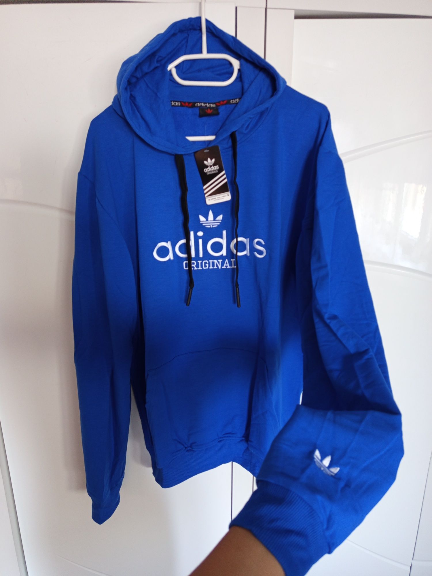 Bluza z kapturem męska bawełniana M