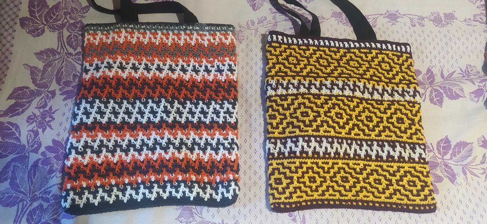 Летняя сумка-шоппер (ручная-работа)