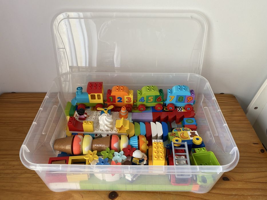 Lego Duplo usado sem instruções