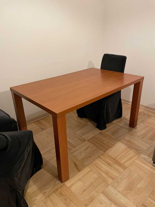 Stół prosty jasny brąz