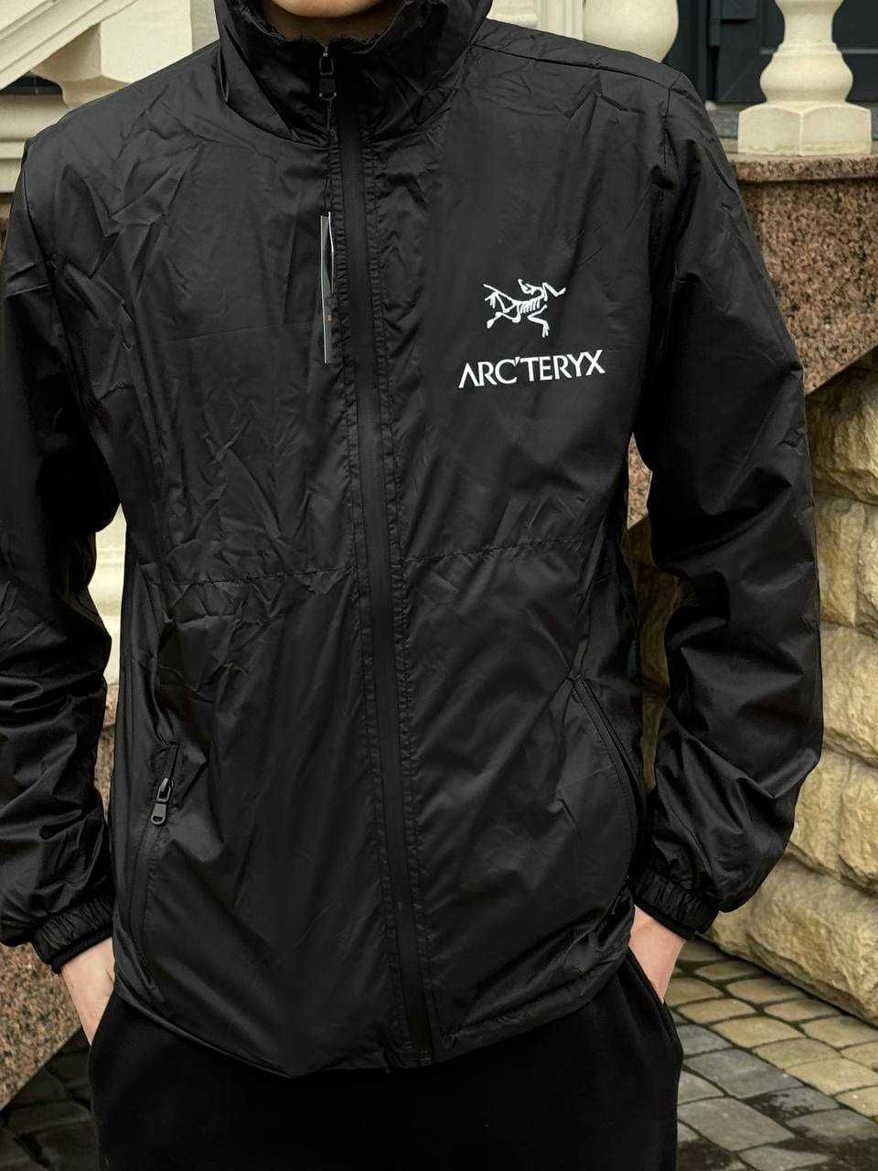 Arcteryx мужская ветровка черная (Артерікс гортекс / GoreTex)