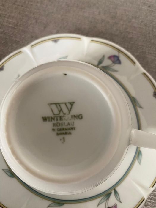 Dwie filiżanki porcelana