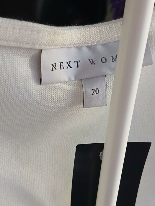 Elegancka smietankowa bluzka NEXT rozmiar 48