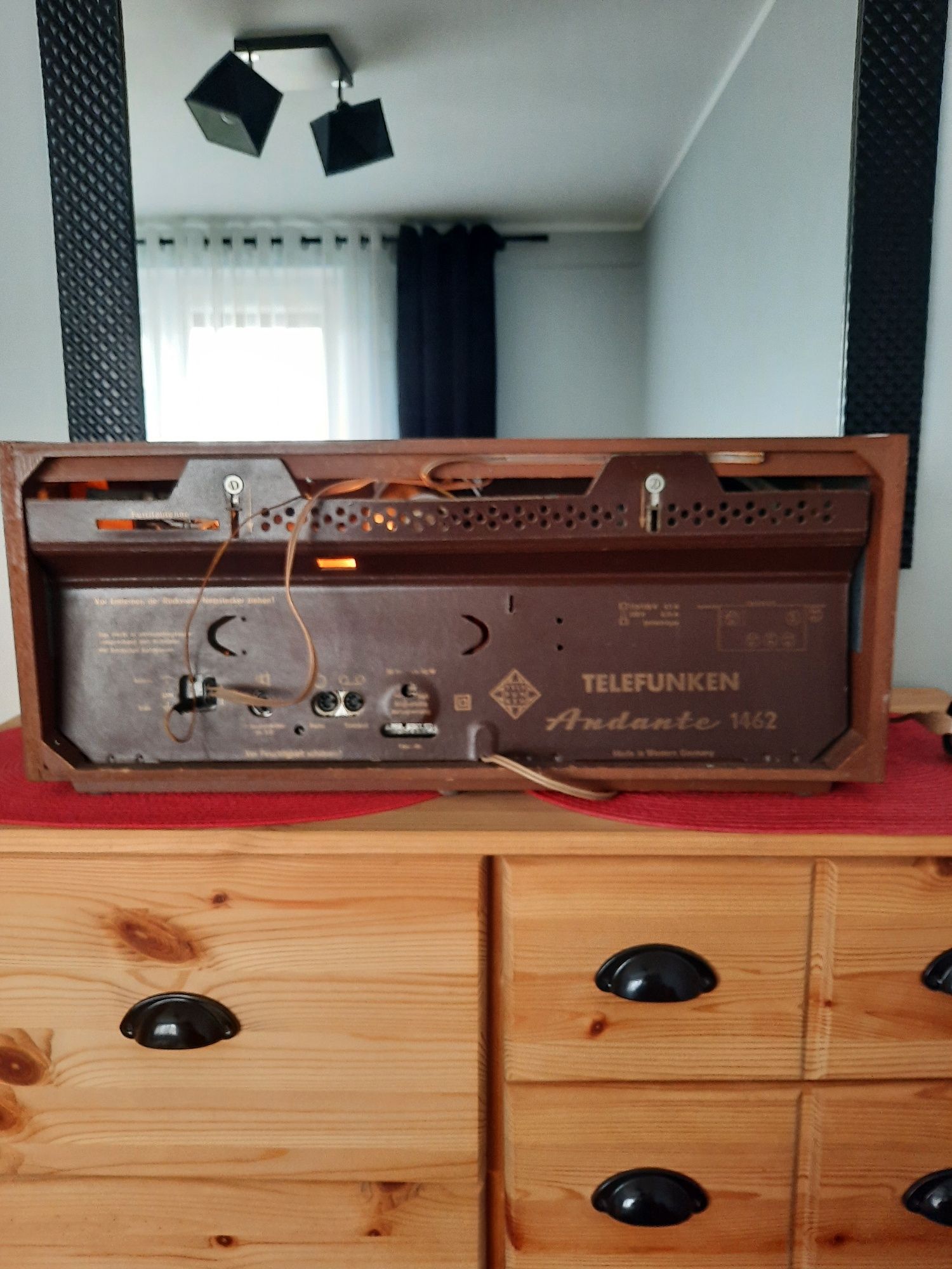 Radio lampowe Vintage Telefunken Andante 1462.