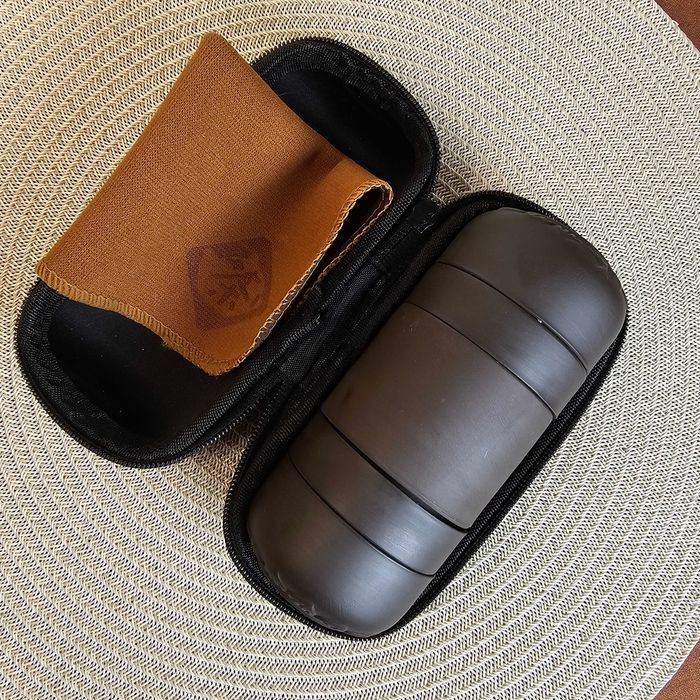 Ультракомпактний чайний набір • сервіз для подорожі • ісинська глина