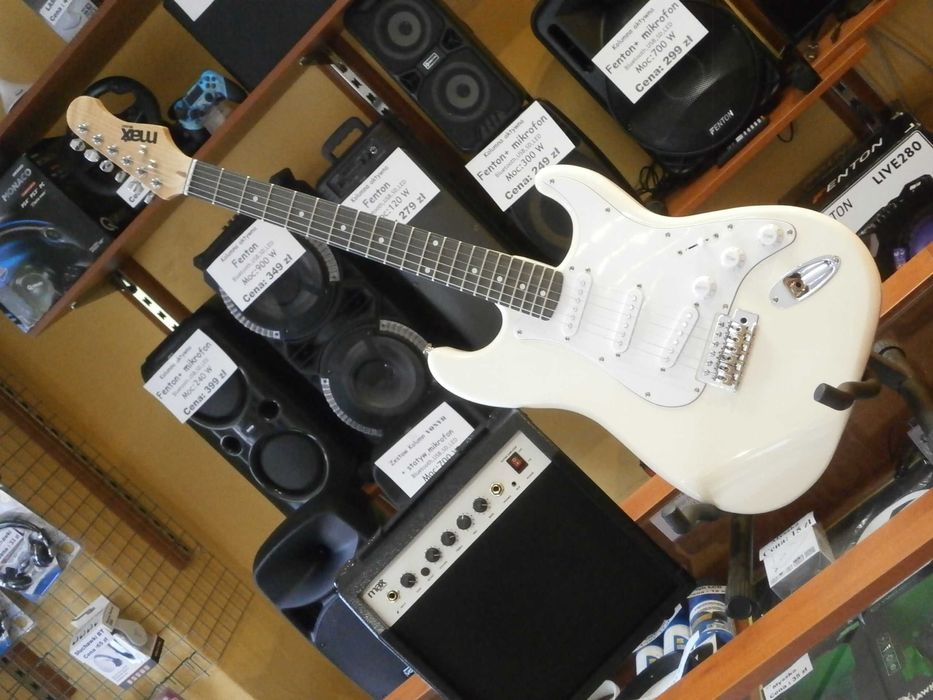 Zestaw Gitarowy MAX Music-White