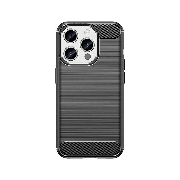 Etui Carbon Case do iPhone 15 Pro elastyczny czarny