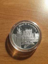 Moneta srebrna z 2000 r. "Pałac w Wilanowie" 20 zł