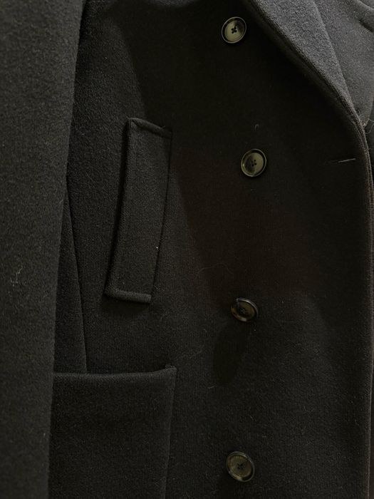 Чоловіче шерстяне пальто темно синього кольру, можливий торг