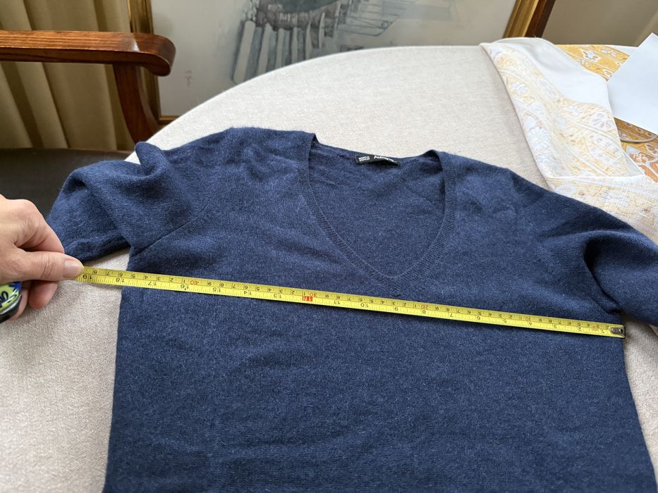 Sweter kaszmir S/M granat