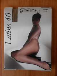Колготки колготи Giulietta Art Latino с ажурными трусиками 40 ден р 4L