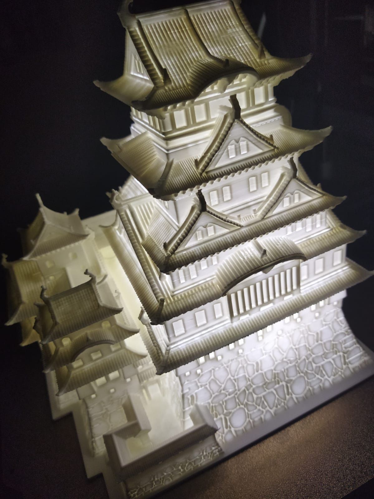 Lampka Zamek Himeji Białej Czapli Azja Japonia prezent 21cm